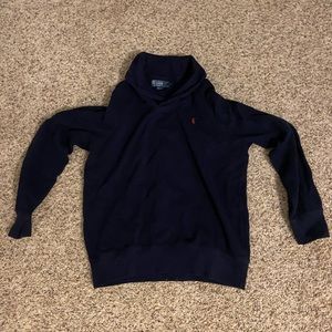 Polo Ralph Lauren Luxury Shawl Pullover - Navy